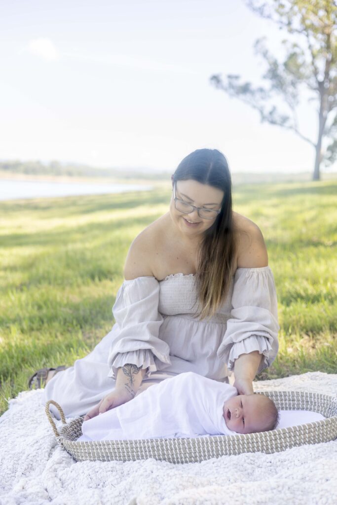 photo of mum and baby