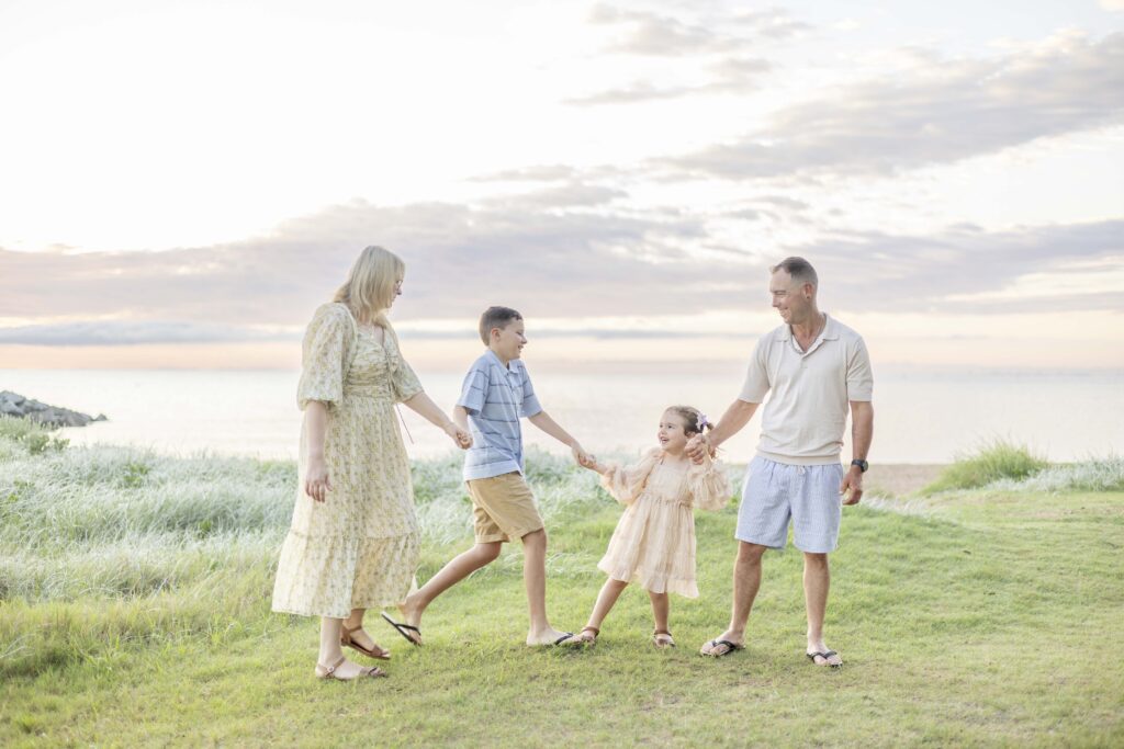 Fun Sunrise Beach Photoshoot in Scarborough Brisbane | Sharon Joseph Photography