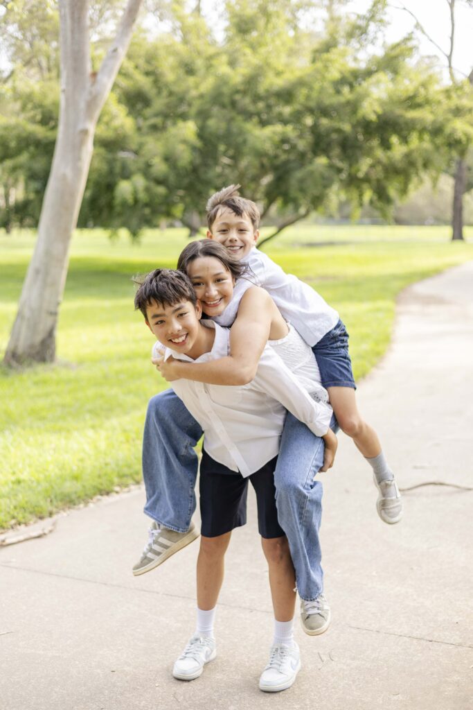 Siblings Photoshoot at a Nature Reserve in Brisbane | Sharon Joseph Photography