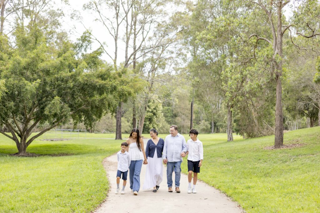 Family photos in Brisbane Nature Reserve